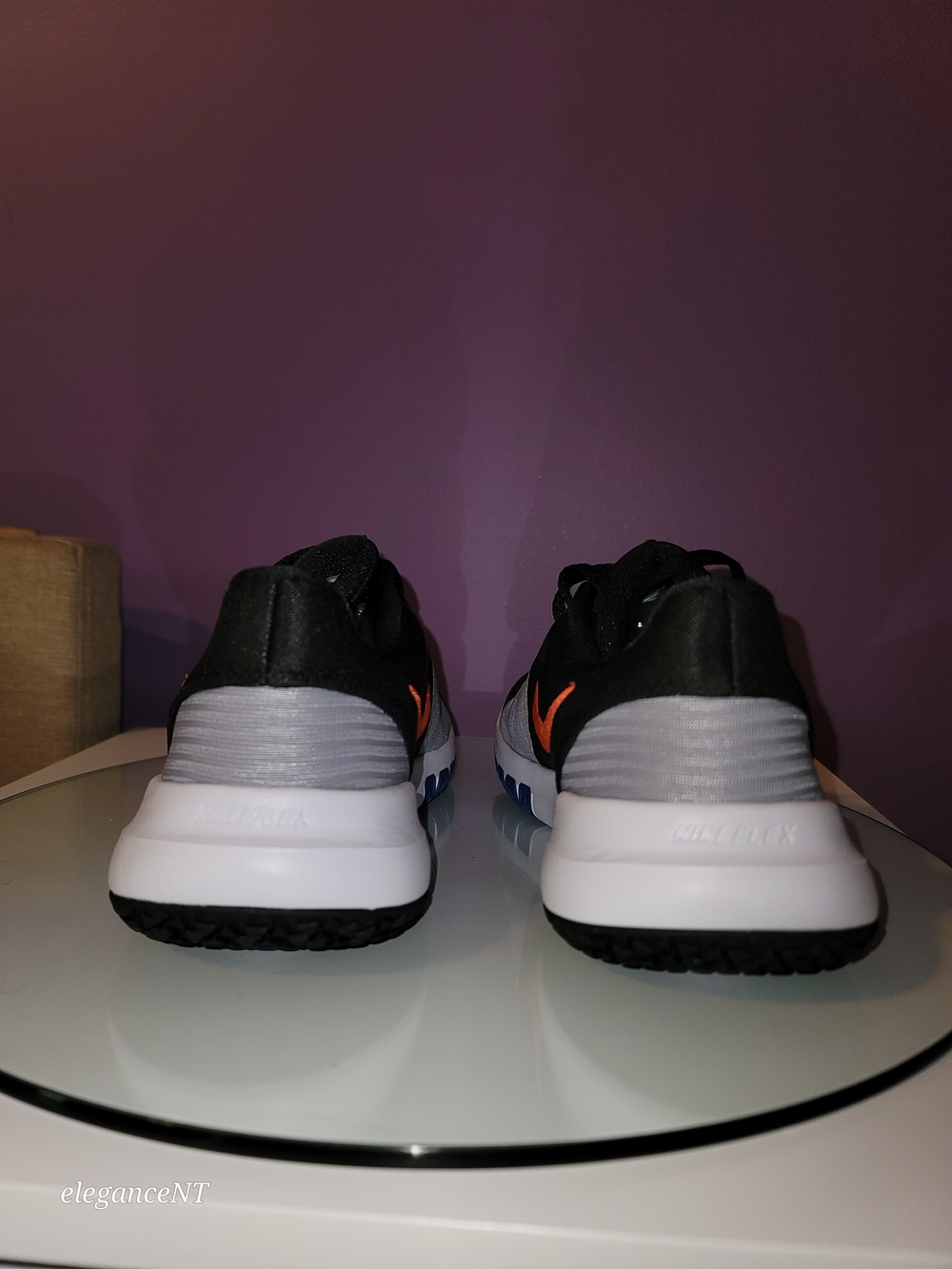 Nike Flex Control TR4 Men’s Gray, Black & Orange Training Sneakers Sz: 8.5 - Picture 7 of 8